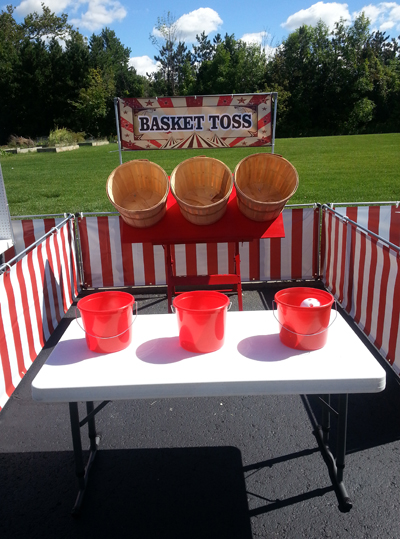 Basket Toss Carnival Game