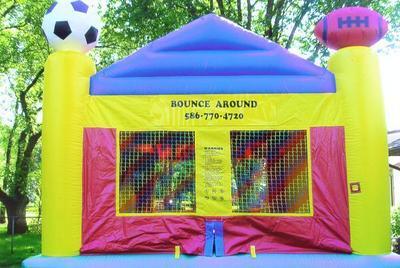 Sports Arena Inflatable Moonwalk Bouncer